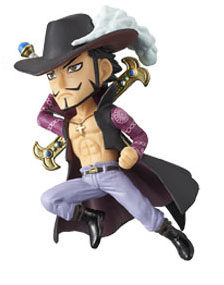 正版眼镜厂海贼王wcf鹰眼q版全新盒蛋金猫版手办单售