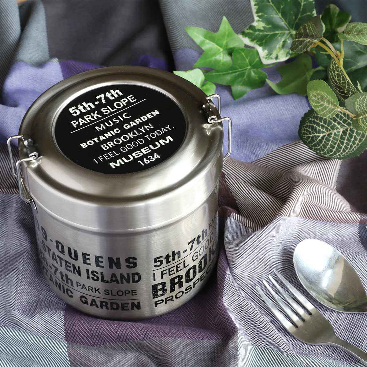 日本skater卡通双层饭盒儿童成人大容量保温桶学生不锈钢真空饭盒