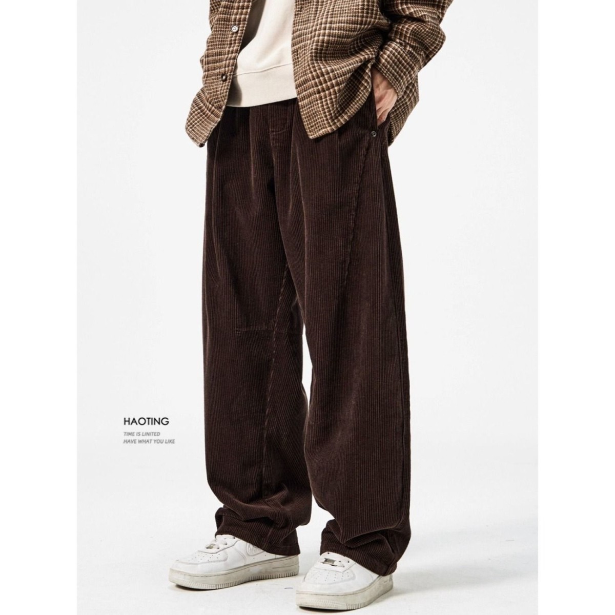 高端复古美式时尚百搭裤子直筒休闲裤宽松大码流行裤子,男装,休闲裤,淘宝优惠券,粉丝福利购,淘宝优惠卷