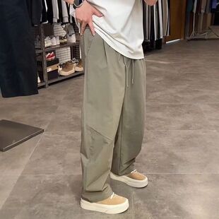 子防风防水伞兵裤 夏季 青少年潮 男裤 195cm加长版 薄款 高个子登山裤