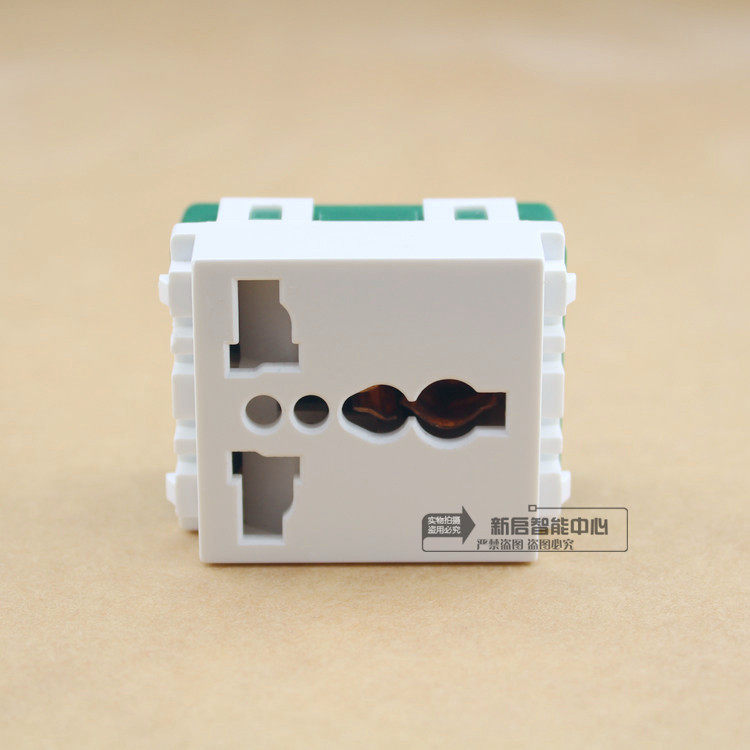 118型三插电源面板模块 3眼三孔电源插座模块1.5位面板专用模块|ruв категории электронный/электрик, розетка, розетка - от Buy2taobao.com для оказания профессиональной услуги покупки агента Taobao