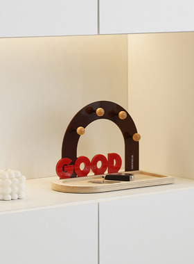 WOZOOM屋准玄关钥匙收纳装饰品入户门口桌面置物架首饰托盘摆件