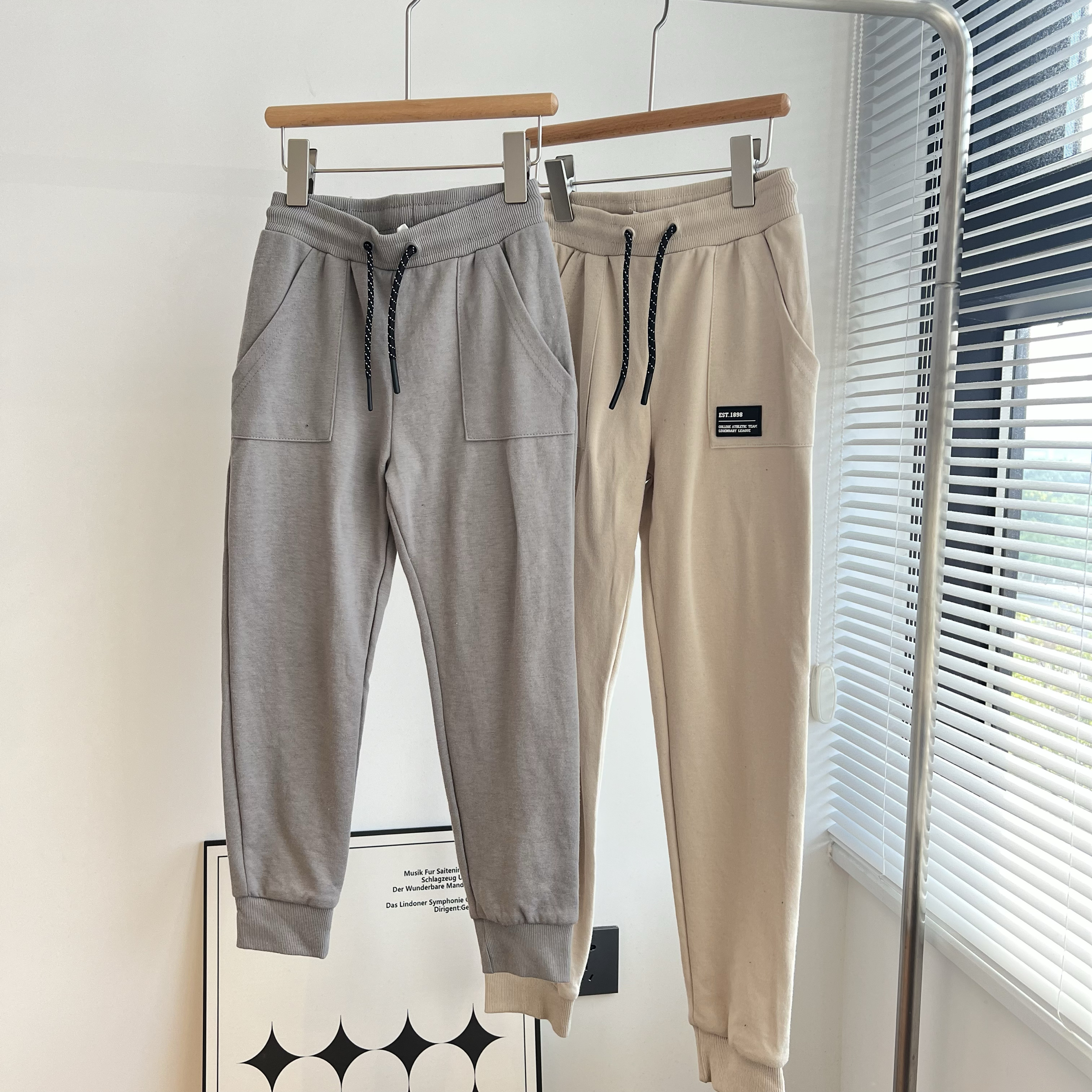 17B秋装新款男女童儿童运动裤中大童长裤童装长裤卫裤子120-160