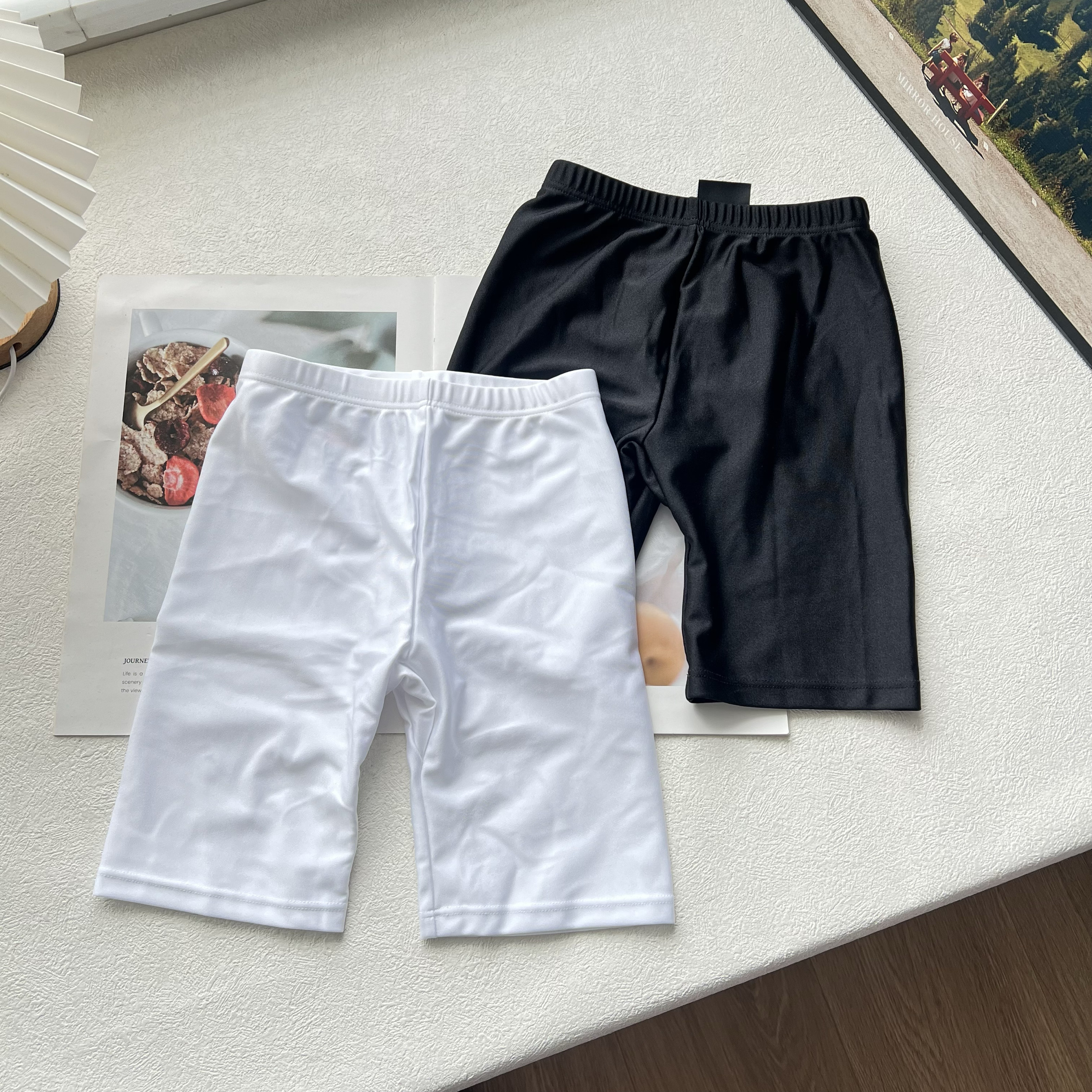 1B夏装新款男女童童装运动儿童裤新款裤子 跑步 速干短裤100-160