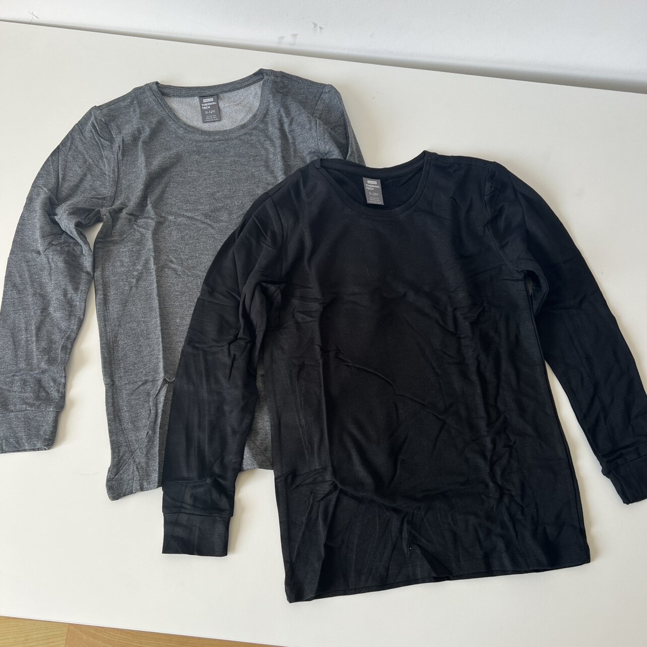 자체 발열 및 온도 고정 가을 겨울 신상 중대형 아동용 원단 보온 상의 하의 셔츠 면 스웨터 투피스