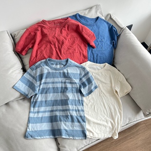 100 瑕疵 质T恤 纯色ins风素静打底衫 165 优质高品儿童短袖