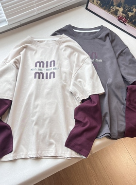 儿童长袖t恤男童男孩中大童欧美圆领上衣T恤 120-170