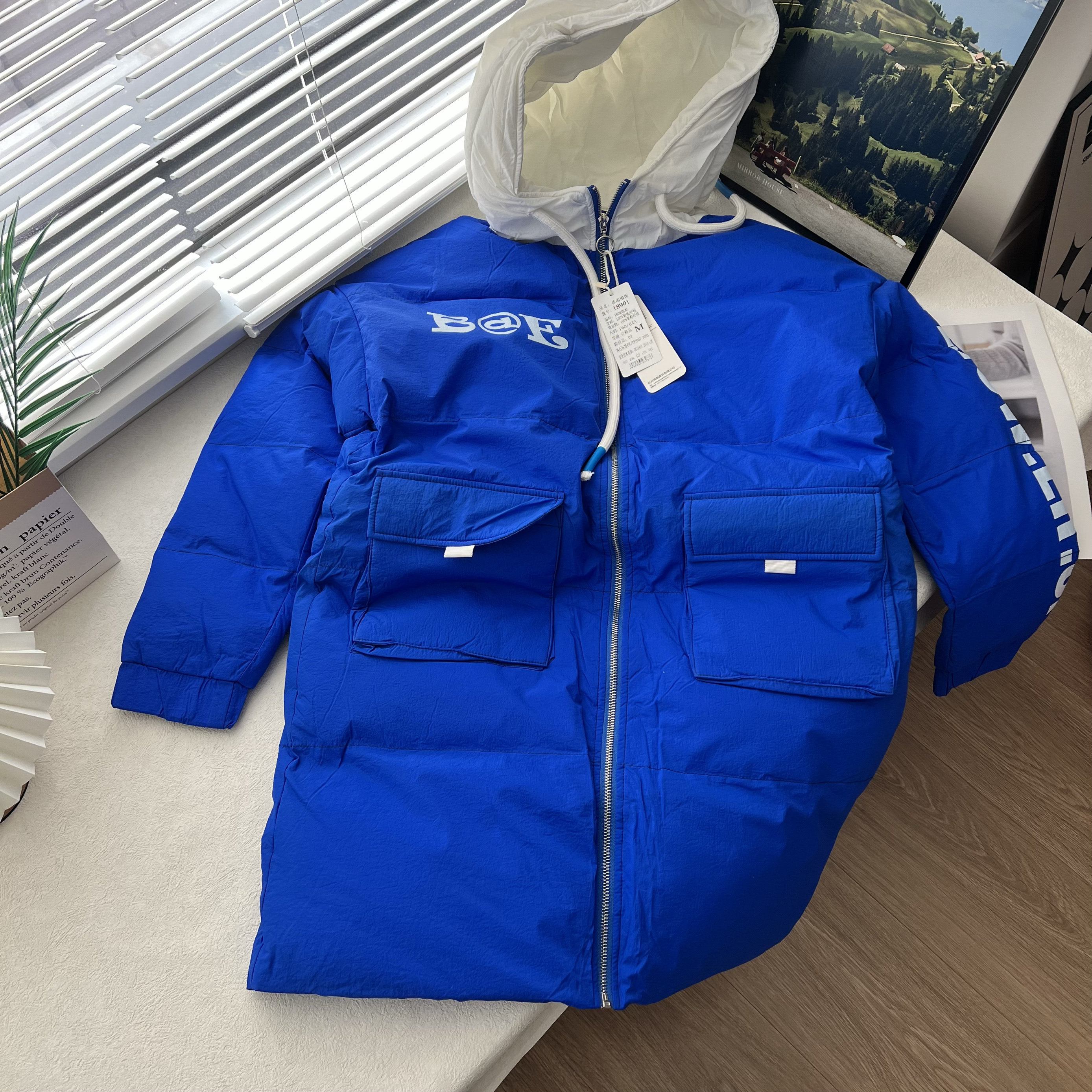 T 170-185码 男女装冬款青少年童装保暖男童女童外套加厚棉衣长款