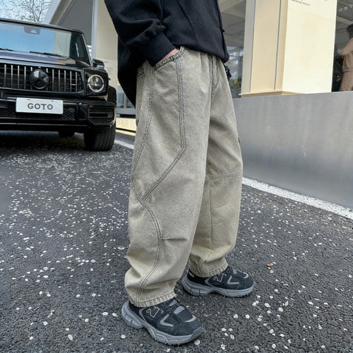 春夏新款 宽松中大童装儿童长裤休闲裤子卫裤牛仔裤120-170