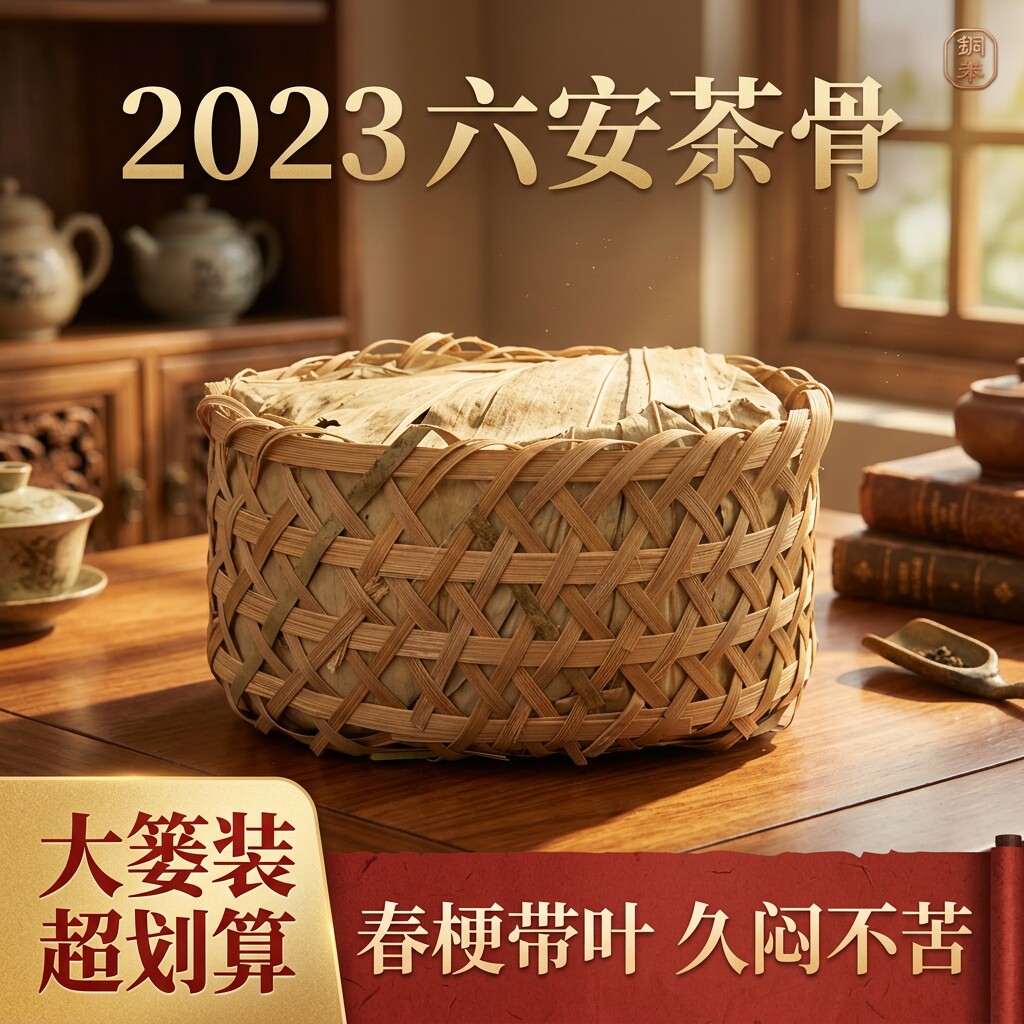 六安茶骨老茶骨2023年馥郁枝400g