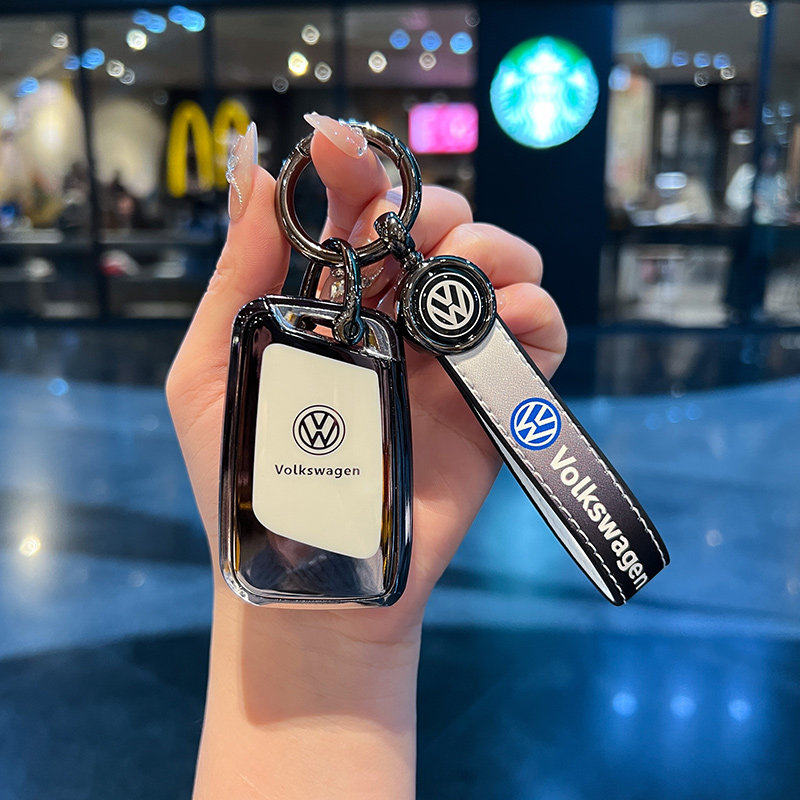 适用大众钥匙套25款探岳速腾帕萨特迈腾id3探歌途昂辉昂车壳包扣