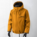 26春季软壳户外直播品质青少年休闲夹克冲锋衣连帽外套9236特P50，男装夹克，电商A010