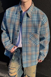 秋季小红推荐长袖衬衫经典职场休闲衬衫男士大码8850特P25图片