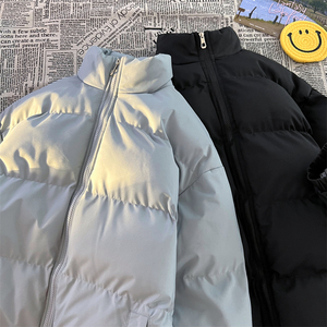 冬装跑量棉衣休闲加厚棉服男女可穿多色可选纯色货号M8219特P39图片