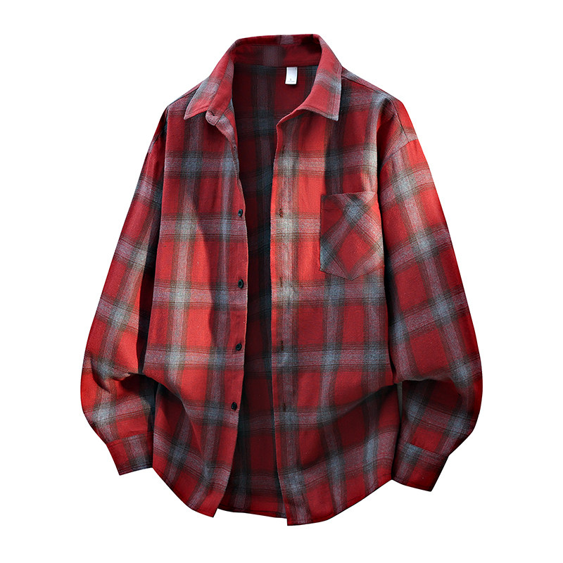 26长袖衬衫经典职场休闲衬衫男士有大码M-5XL货号：2202P35特，男装衬衫，电商A010