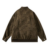25秋冬二开直播品质休闲皮夹克飞行服皮衣男防外套YH38特P65，男装皮衣，电商A010