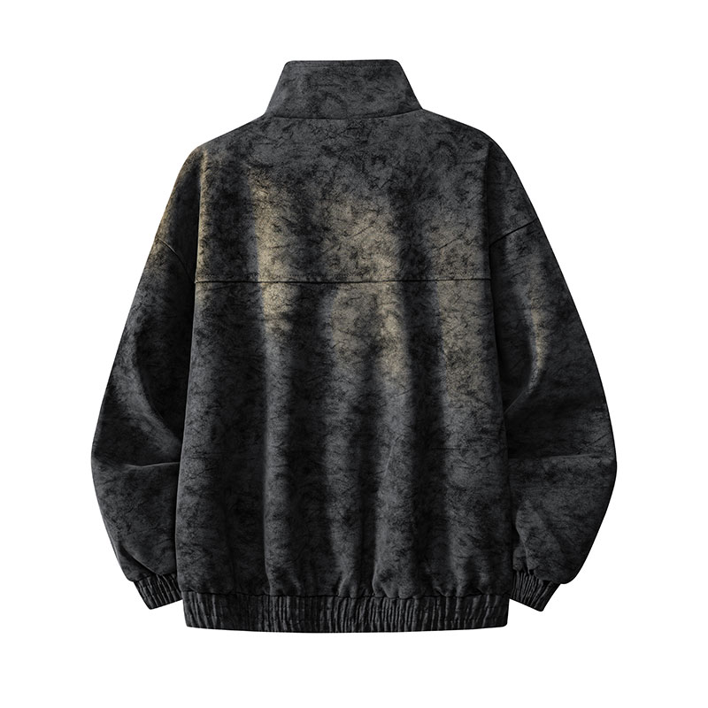 得物品质休闲皮夹克飞行服皮衣男防外套730特P58,男装夹克,电商A010