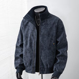得物复古底特律休闲皮夹克飞行服皮衣男防外套26183特P60，男装夹克，电商A010
