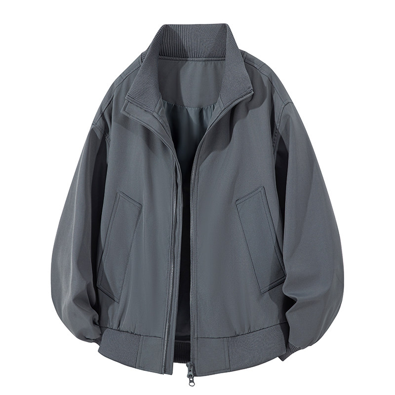 25秋季新款直播品质休闲夹克飞行服防风衣外套货号26187特P39,男装风衣,电商A010