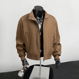 25秋季新款直播品质休闲夹克飞行服防风衣外套货号26187特P35图片