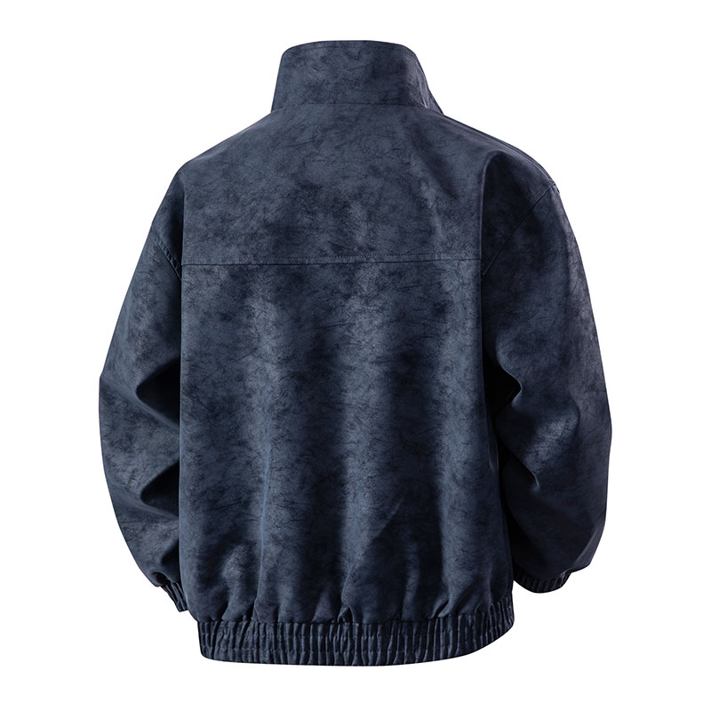 得物品质休闲皮夹克飞行服皮衣男防外套730特P58,男装夹克,电商A010