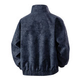 得物品质休闲皮夹克飞行服皮衣男防外套730特P58，男装夹克，电商A010