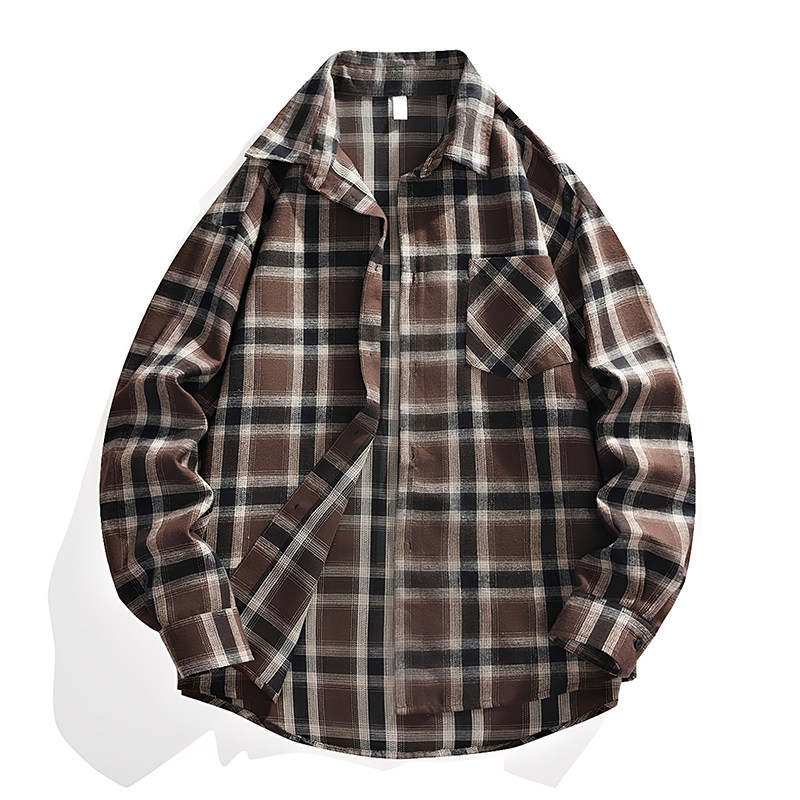 26长袖衬衫经典职场休闲衬衫男士有大码M-5XL货号：2202P35特，男装衬衫，电商A010