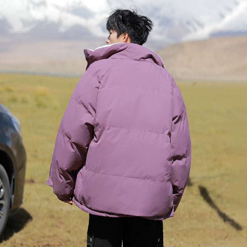 直播连帽棉衣假两件加厚棉袄情侣款百搭面包服货号111特P70,男装棉衣,电商A010