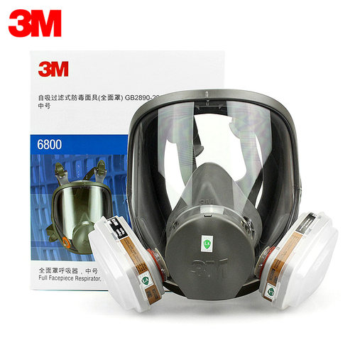 3m6800防毒防烟全脸防护面罩