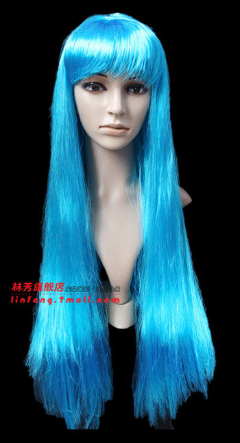 林芳 150gCOSPLAY假发非主流长直发化妆舞会假发长发直发75CM