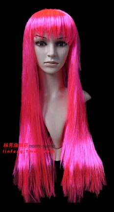 林芳 150gCOSPLAY假发非主流长直发化妆舞会假发长发直发75CM