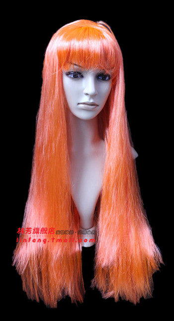 林芳 150gCOSPLAY假发非主流长直发化妆舞会假发长发直发75CM
