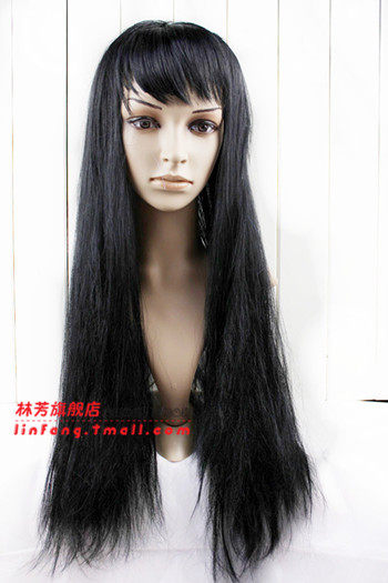 林芳 150gCOSPLAY假发非主流长直发化妆舞会假发长发直发75CM