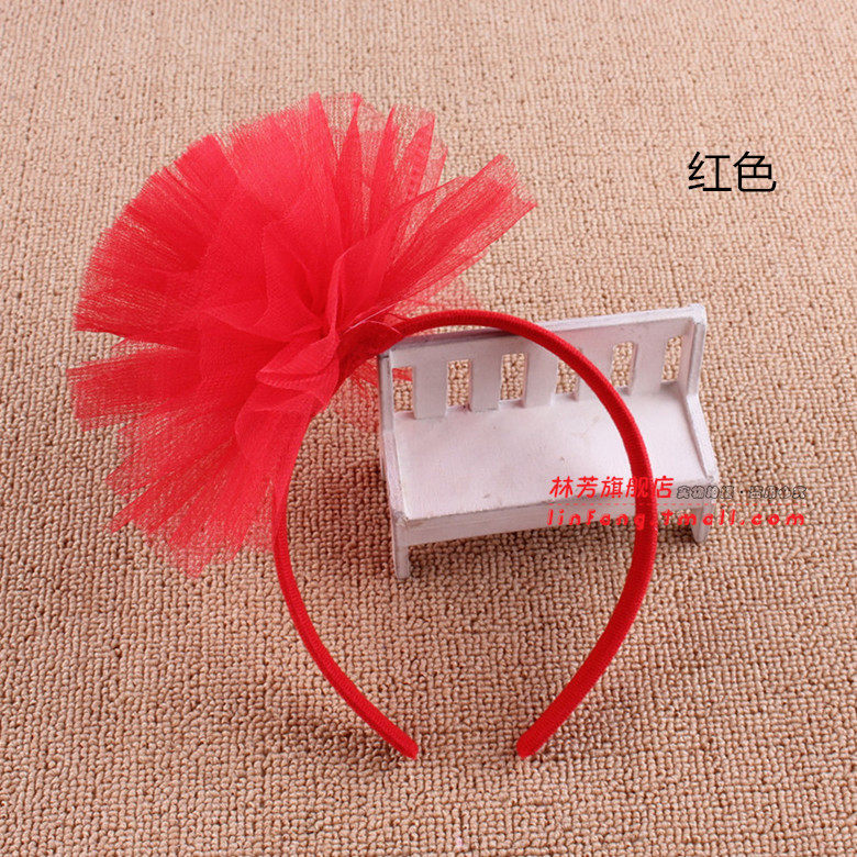 林芳22g万圣节圣诞派对儿童成人发箍表演舞会派对头饰大花朵头箍