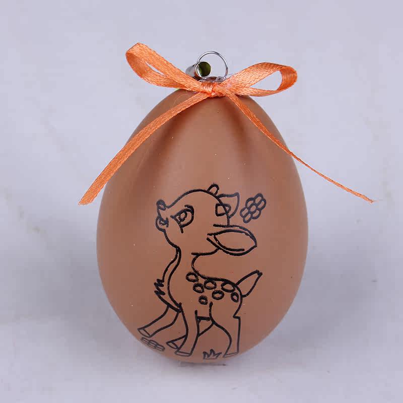 林芳 6g仿真鸡蛋壳上色手绘鸡蛋DIY彩模彩坯装饰挂饰复活节彩蛋