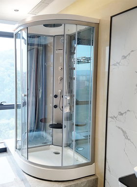 appollo阿波罗淋浴房卫浴家用淋浴房扇形干湿分离隔断洗澡一体59W