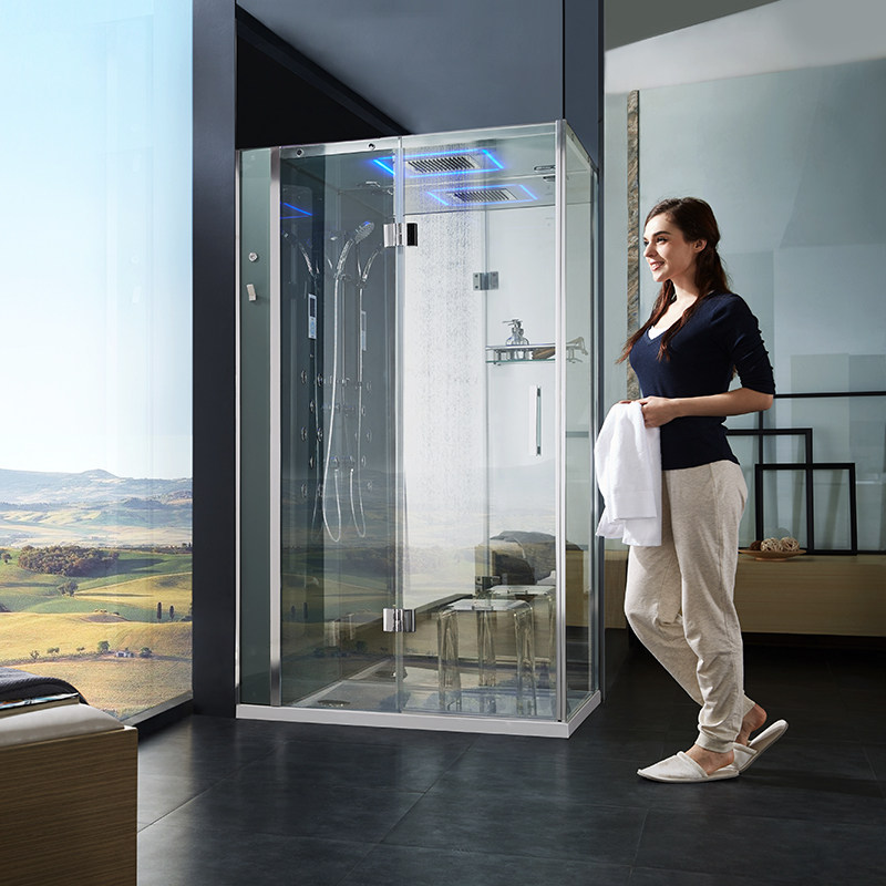 appollo阿波罗淋浴房卫浴香薰家用蒸汽房长/扇方形干湿分离a-8835