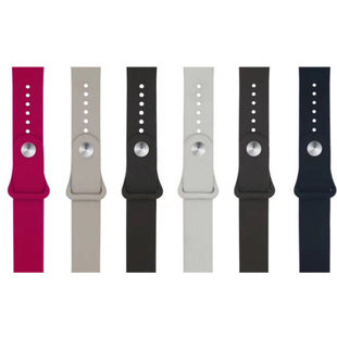 【官方】适用苹果手表硅胶弹力单圈表带iwatch8/7/6/5/4/3/2运动腕带apple watch SE38/42mm49男女苹果表带