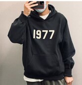 FEAR OFGOD复线ESSENTIALS1977潮牌高街宽松男女加绒连帽卫衣外套