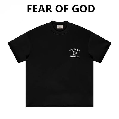 FEAR OF GOD美式潮牌ESSENTIALS夏季纯棉宽松FOG情侣短袖T恤男女