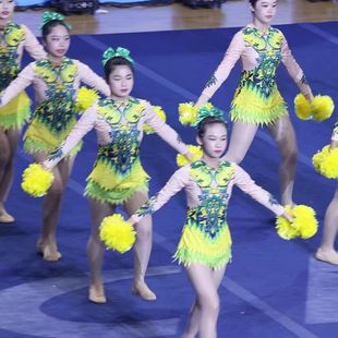 定做拉拉操服装啦啦队服啦啦队演出服竞技健美操服装新品26儿童女