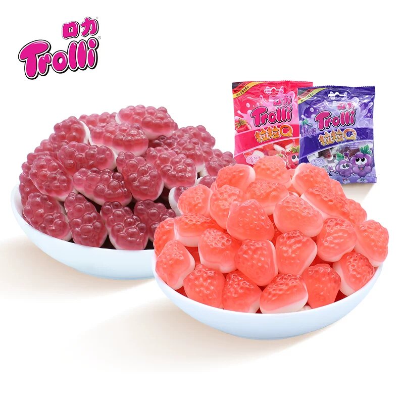 口力Trolli葡萄味粒粒Q软糖