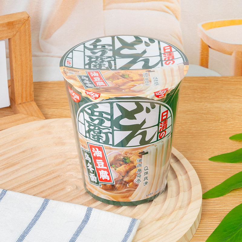 2包邮日清兵卫面油豆腐葱味乌冬拉面方便泡面速食早餐宵夜天妇罗