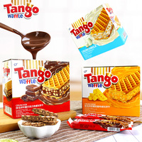 印尼进口Tango探戈咔咔脆威化饼干巧克力味夹心零食小吃休闲食品