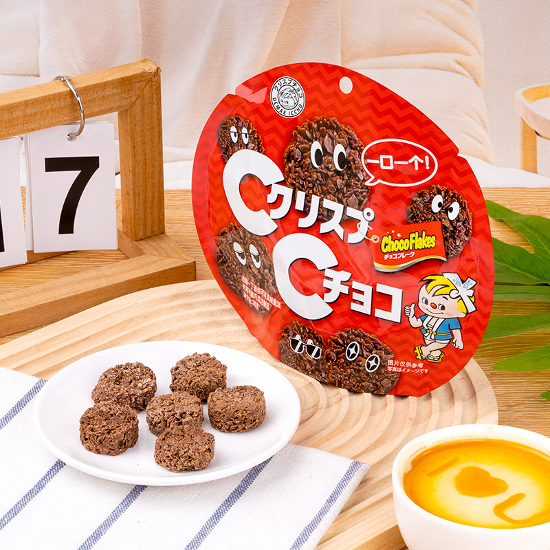 2包邮袋装零食crispchoco日清巧克力脆片nissin可可味燕麦脆批饼