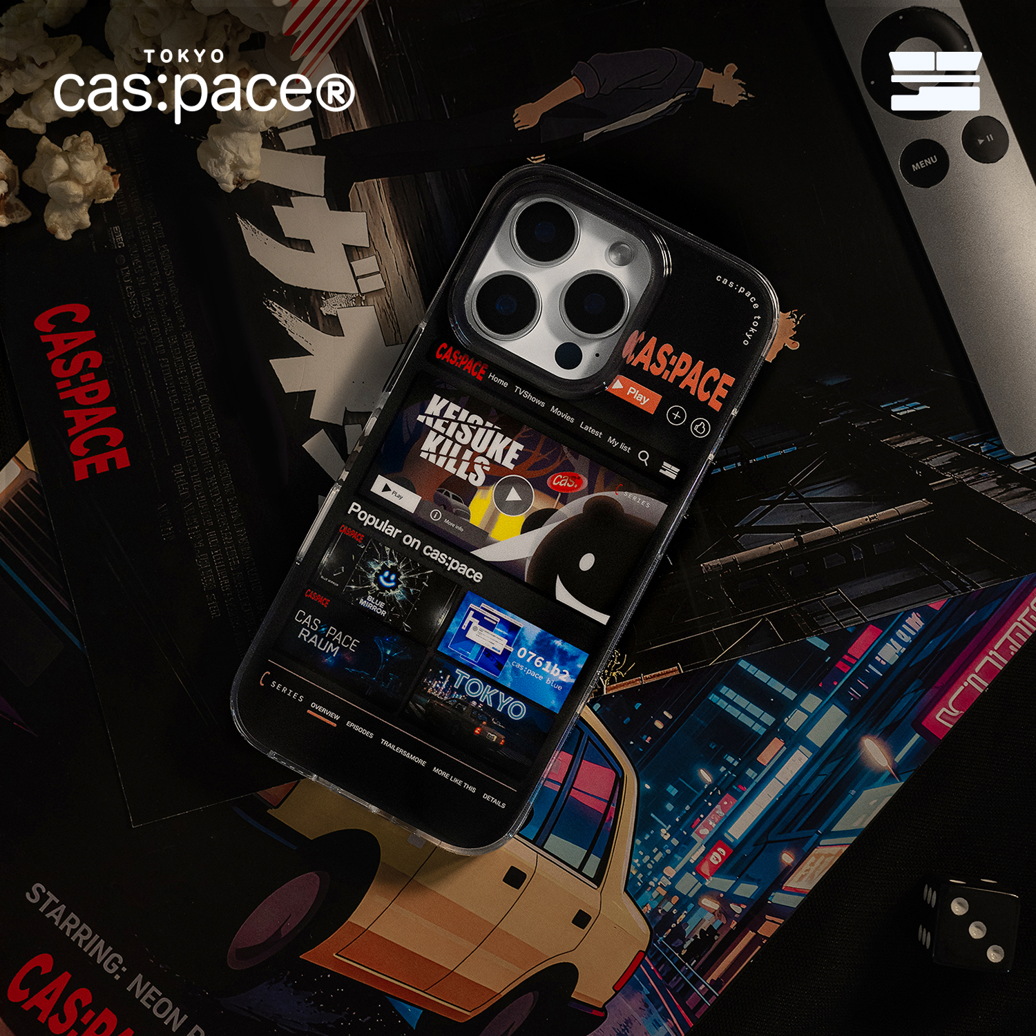 【10月新品】壳空间cas:pace流媒体手机壳适用苹果17Pro16promax外壳iPhone15pro新款防摔高级