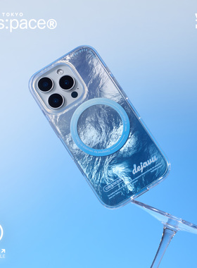 壳空间原创dejavu蓝色磁吸手机壳适用苹果17/16promax手机套iPhone15pm新款14pro13磨砂镀铝防摔高级感小众