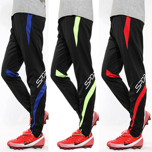跑步健身足球小脚收腿裤 子骑行长裤 速干男女运动裤 儿童足球训练裤