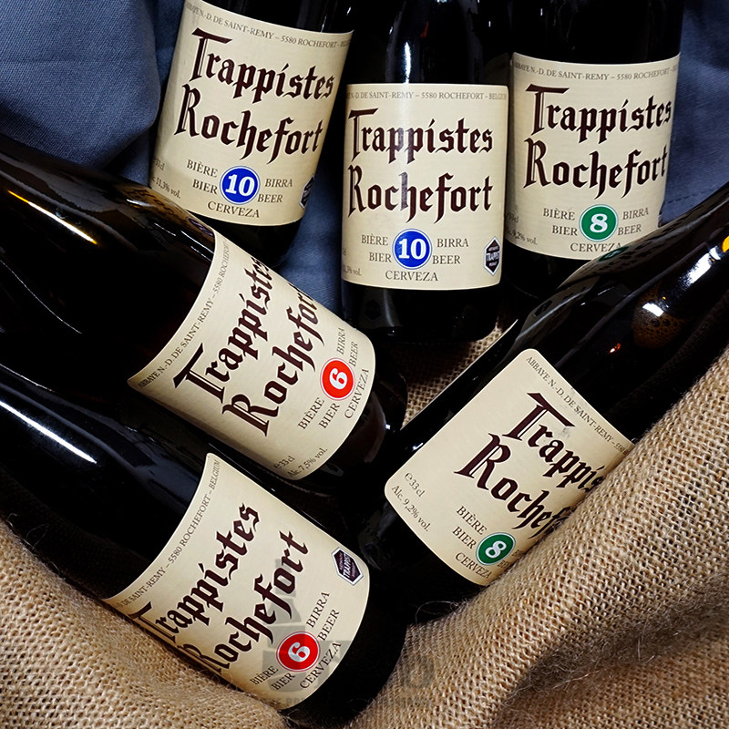 比利时原装进口Rochefort罗斯福6号8号10号修道院精酿啤酒*6瓶装