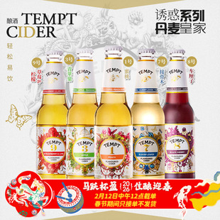 TEMPT CIDER诱惑西打果酒七号接骨木7号9号低度酒微醺酒女士甜酒